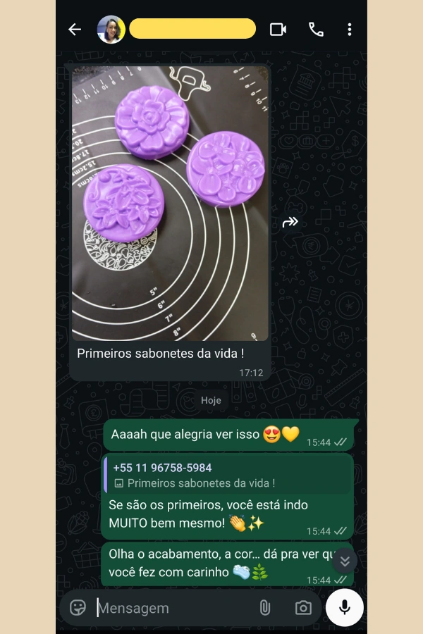 Depoimento de aluna