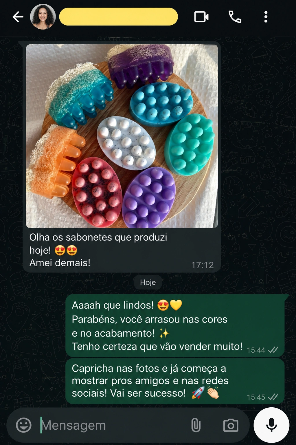 Depoimento de aluna