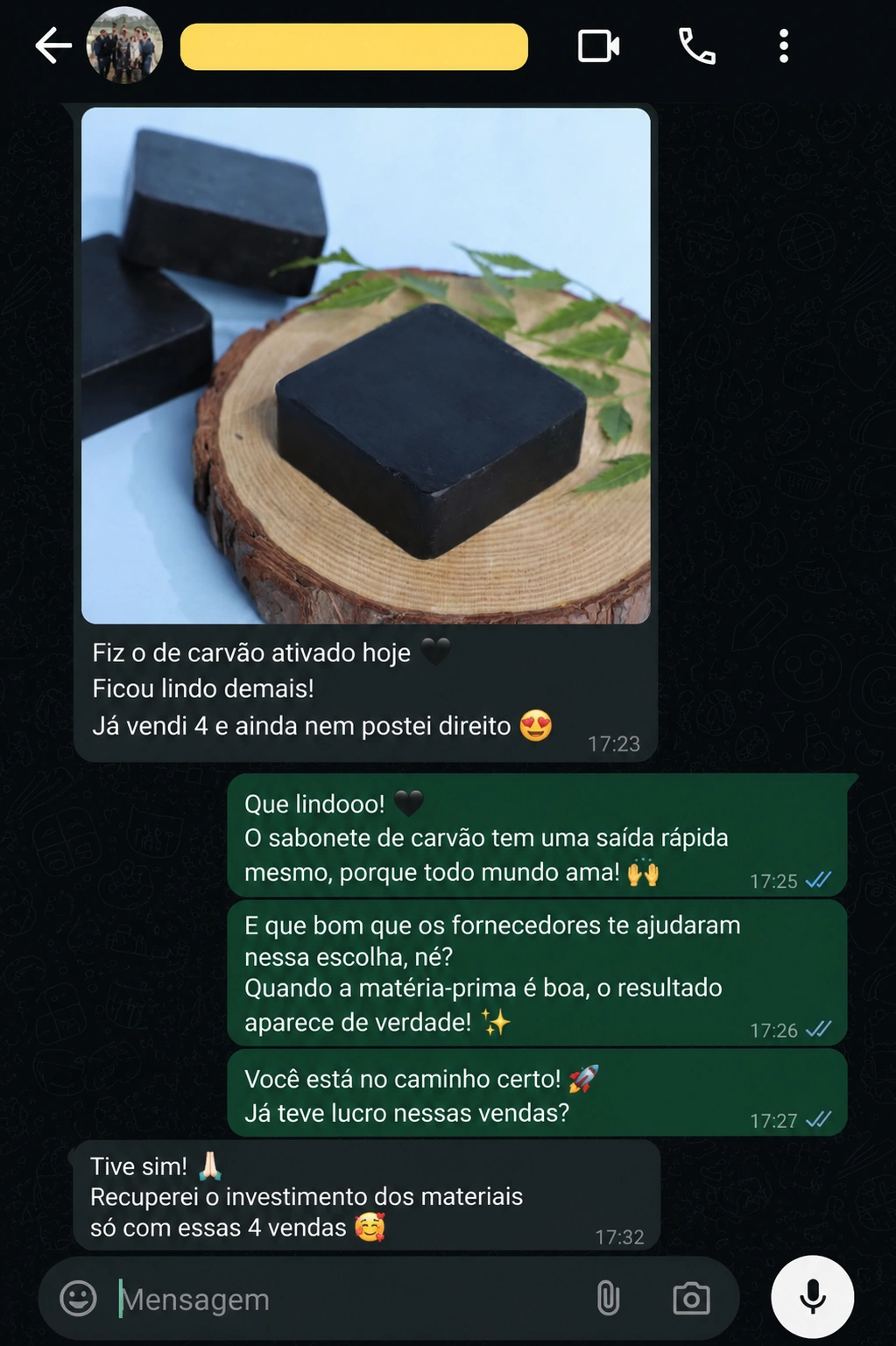 Depoimento de aluna